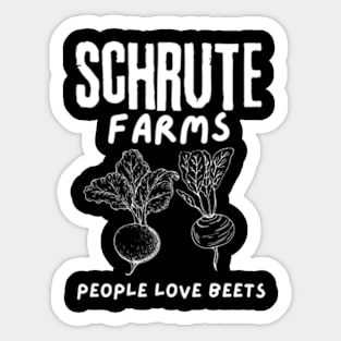 schrute farms beets lovers Sticker